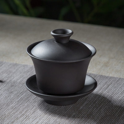 网红=Hot Yixing Purple Clay Cover Bowl Tea Making Kungfu Tea