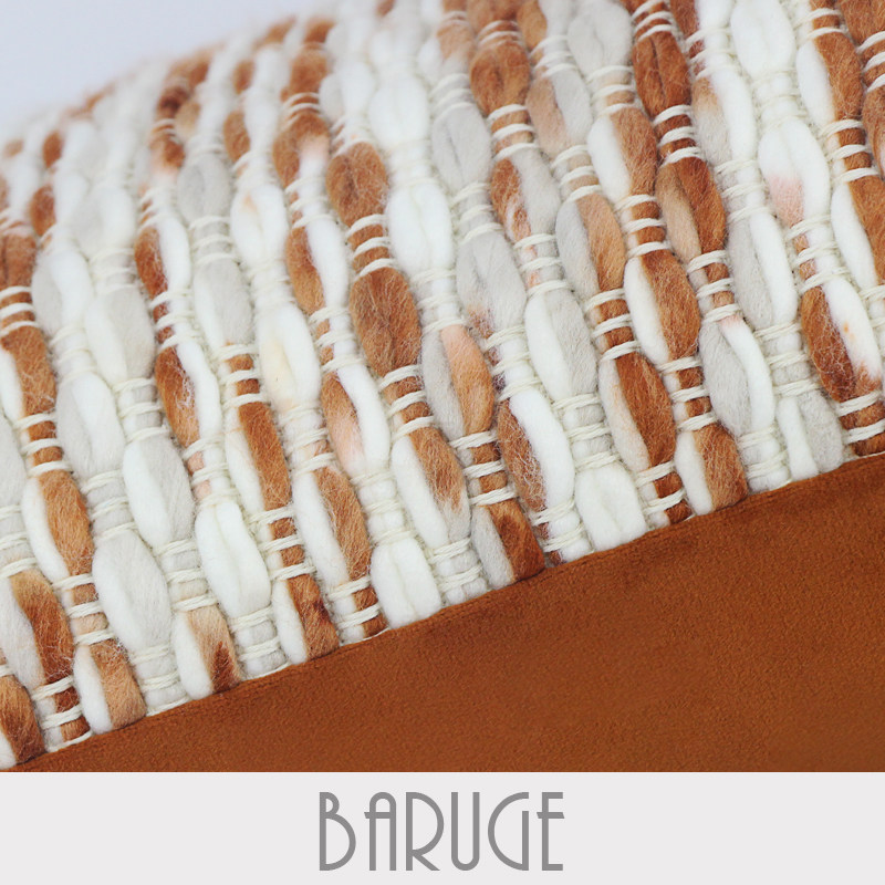 橘+白色渐变编织腰枕客厅沙发长条枕床头靠枕装饰靠包奶油风法式,居家布艺,腰靠垫,淘宝优惠券,粉丝福利购,淘宝优惠卷