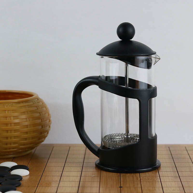 耐高温高硼硅咖啡滤壶法压壶冲茶器虑压壶泡茶壶手冲咖啡壶打奶器