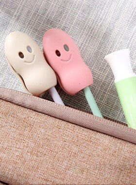 6pcs Cute Smile Face Toothbrush Holder Case Cover Travel Hik