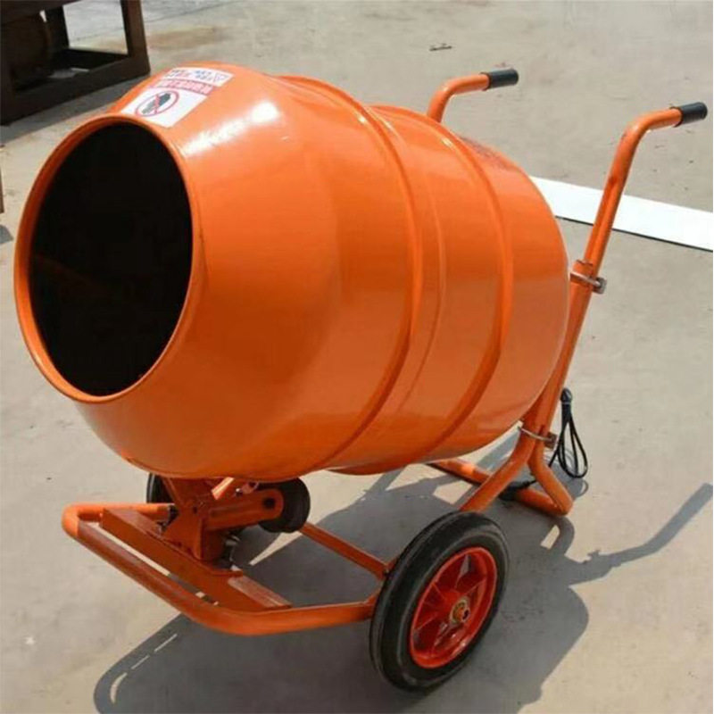 现货速发现货供应280型混凝土搅拌机小型 工地手推式滚筒卧式砂浆