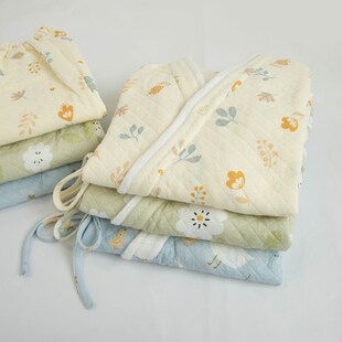 秋冬可爱空气棉和服女睡衣可做月子服春秋长袖全棉家居服套装