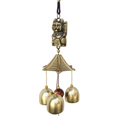 Metal Copper Wind Chime Pendant Door Decoration Alloy Bell F