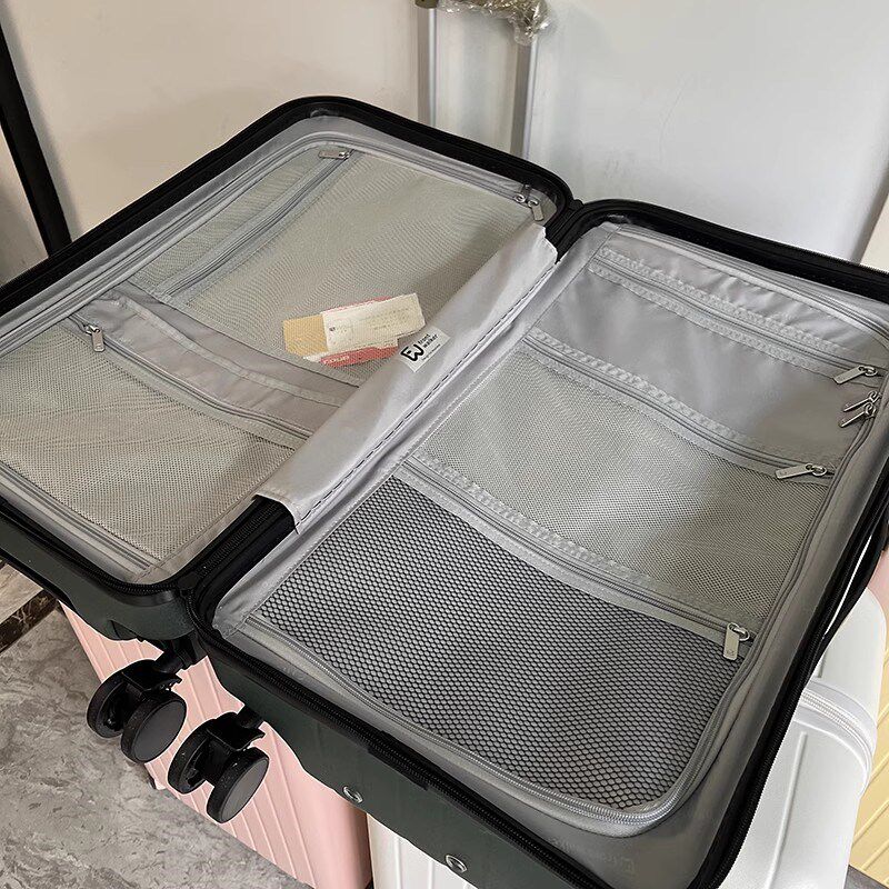 简约行李箱糖果色高品质旅行箱超轻静音万向轮密码箱运动版托运箱