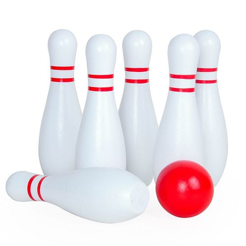 Children's Puzzle Large Wooden Fun Bowling Outdoor Sports In