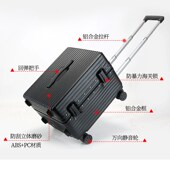 摄影拉杆箱儿童旅行箱男小型行李箱女迷你横版 20寸18登机皮箱耐用