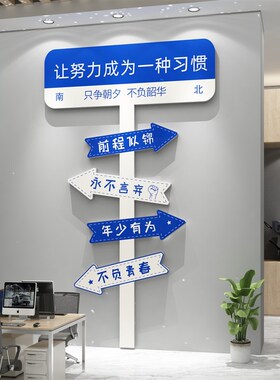 企业文化办公室墙面装饰团队激励志销售部标语公司形象背景墙布置