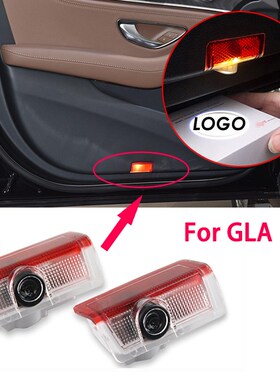 2X Led car door light  Mercedes Benz GLA 260 45 amg 250 220