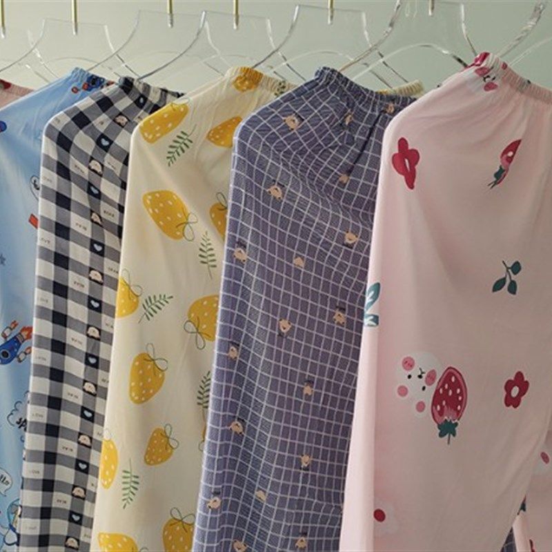 男女儿童棉绸七分裤 大童初中生亲子人造棉夏季超薄款家居7分睡裤,童装/婴儿装/亲子装,家居裤/睡裤,淘宝优惠券,粉丝福利购,淘宝优惠卷