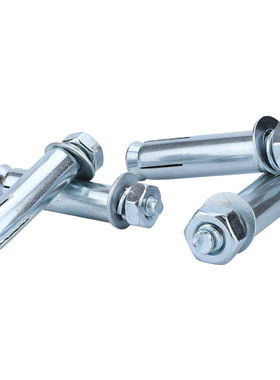 镀蓝白锌蓬胀螺丝M6/Ms8/M10/M12外六角加长螺钉拉爆螺丝