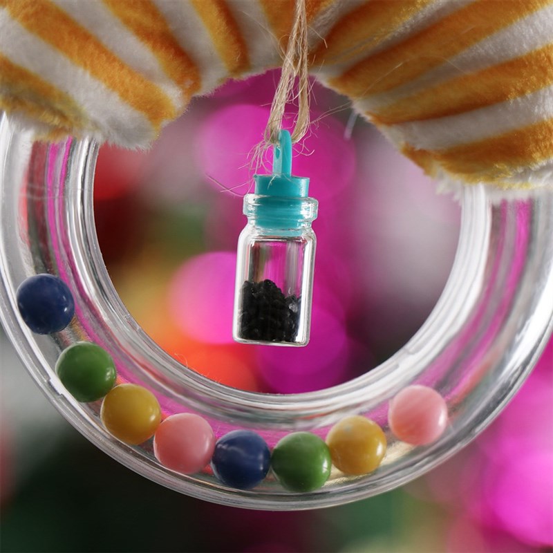 5pcs Small Drift Bottle Glass Jars Decor DIY Container Mini