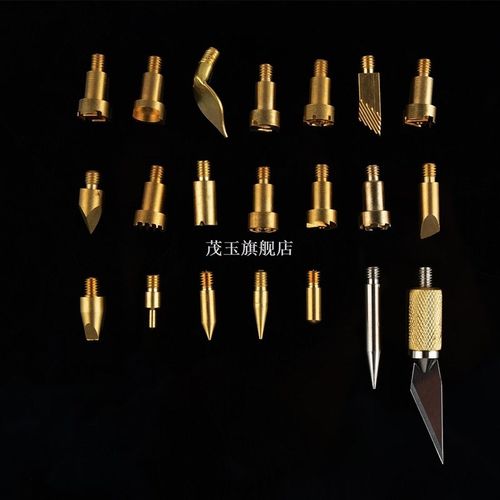 22pcs Wood Burning Pen Tips Stencil Soldering Iron Tip For P