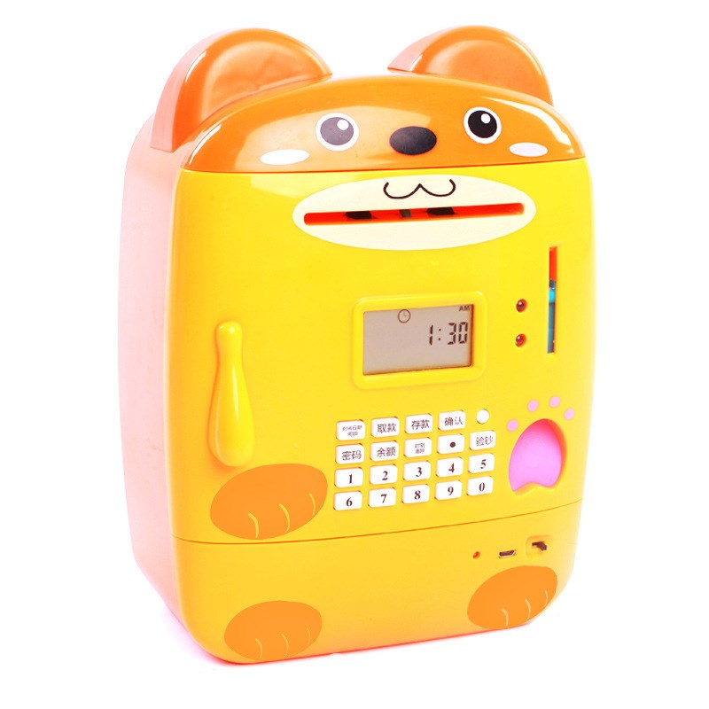 儿童存钱储蓄罐大容量创意抖音男女孩指K纹密码箱儿童学生存钱罐