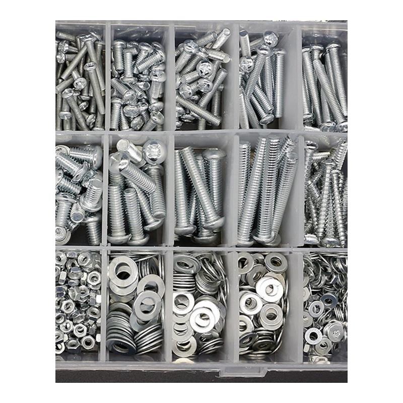 24 Grid Box With Multipurpose Pan Head Screws Kit Nut Gasket