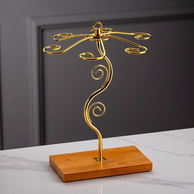 新中式红酒架摆件架子家用红酒杯架悬挂倒挂高脚杯架红酒柜展示架,餐饮具,酒架,淘宝优惠券,粉丝福利购,淘宝优惠卷