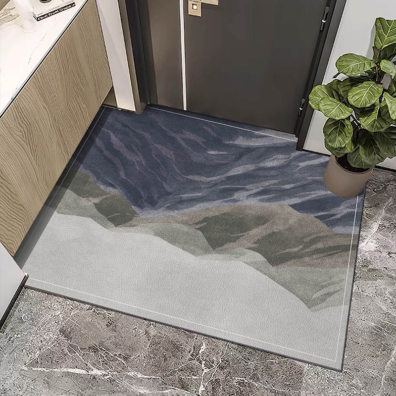 入户门地垫pvcl皮革玄关大门口进门门垫可擦免洗防滑脚垫家用地毯