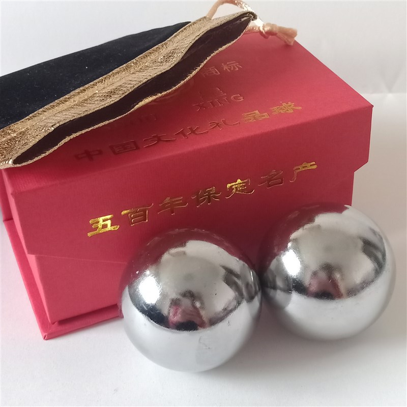 保定铁球健身球中老年人保健球手球转握按摩康复球练手球铃音带响