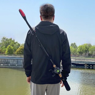 路亚护竿带保护套鱼竿套大中小水滴轮纺车轮收纳包便携魔术贴可调