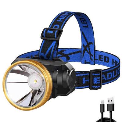 rta0le Headlamp 6o0mAh 20bLM Z0om Switch AdjustXable Ang