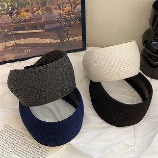 外出百搭宽边发箍女高颅顶头箍洗脸压发卡高级感洋气时尚新款发饰