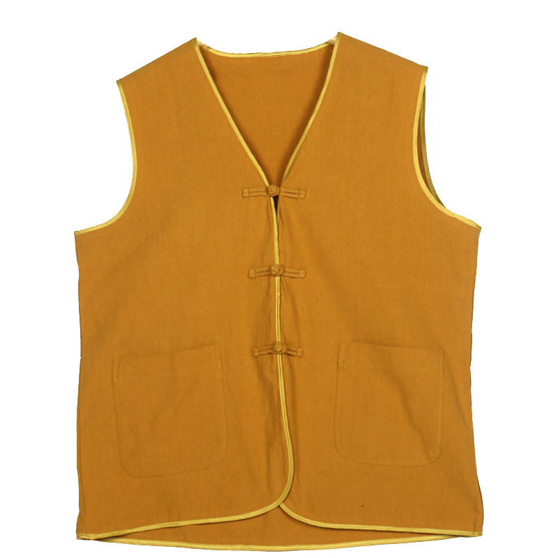 寺院寺庙义工服志愿者l心马甲可定制背ogo公益服全棉工作服士居服