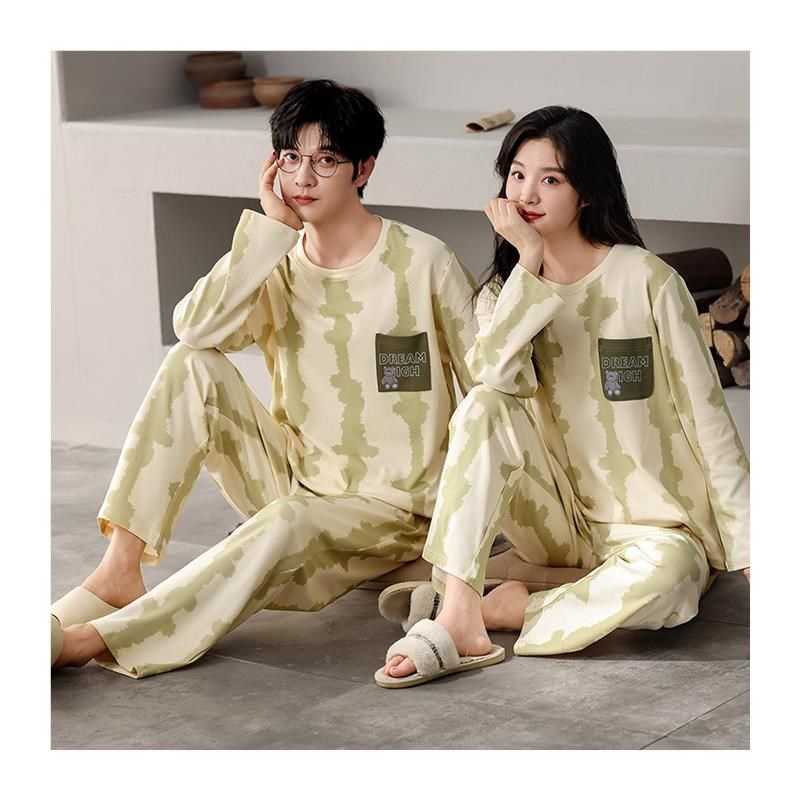 情侣睡衣秋冬季长袖套头夫妻男女士情侣款休闲全棉运动家居服,女士内衣/男士内衣/家居服,睡衣/家居服套装,淘宝优惠券,粉丝福利购,淘宝优惠卷