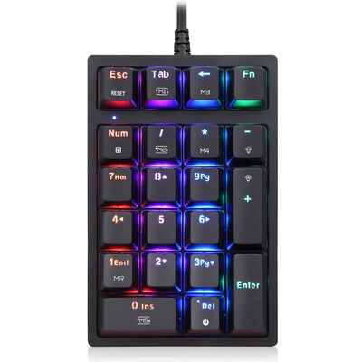 速发MOTOSPEED K24 USB Wired Mechanical Numeric Keypad 21 Key