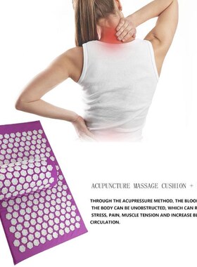 3pcs/set Lotus Yoga Mat Acupuncture Massage Pillow Yoga Pad