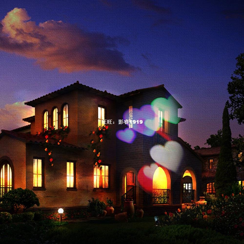 新品XL - J18 Heart Shape Outdoor Projector Liht IP65 Waterpr