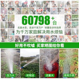 直流潜水泵12V24V48V60V电瓶车电动车水泵小型灌溉农用家用抽水机