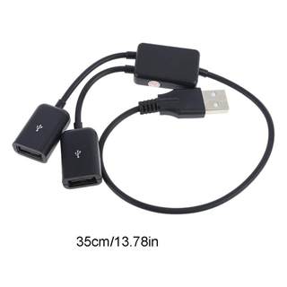 推荐Durable USB OTG Hub Cable High Speed USB 2.0 Male to Dou