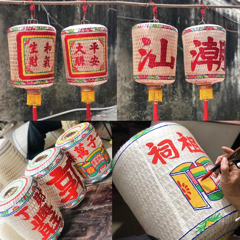 潮汕竹编灯笼手提发光喜字乔迁定制新年古风元宵节小灯笼挂饰儿童