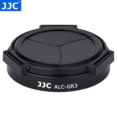 JJC 适用理e光GR3X自动镜头盖Ricoh GRIII镜头保护盖GR3 GRIIIX防