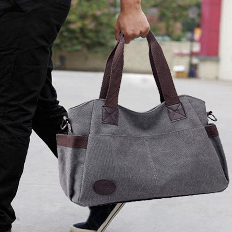 简约百搭帆布包商务休闲男包女包单肩包斜挎布包手提公文包上班包,箱包皮具/热销女包/男包,男士包袋,淘宝优惠券,粉丝福利购,淘宝优惠卷