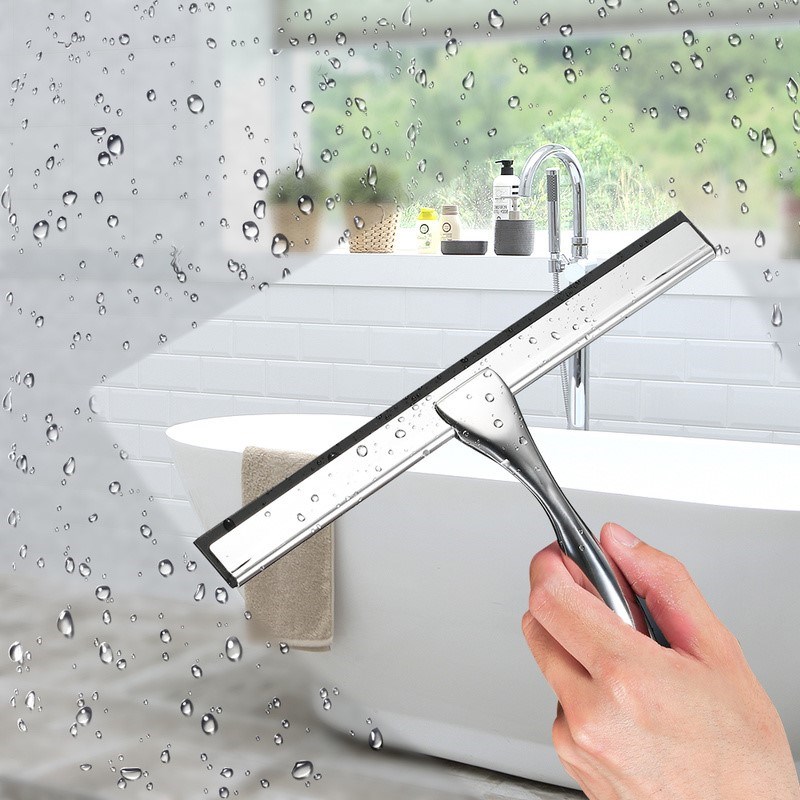 速发Glass Window Squeegee Cleaner Shower Bathroom Mirror Rub