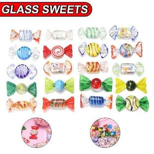 VintageGMuNrano tandomly Candy 20pcs Glass lass SweeRs