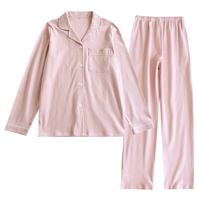 春秋情侣睡衣男士休闲居家服2023新款可爱女简约套装