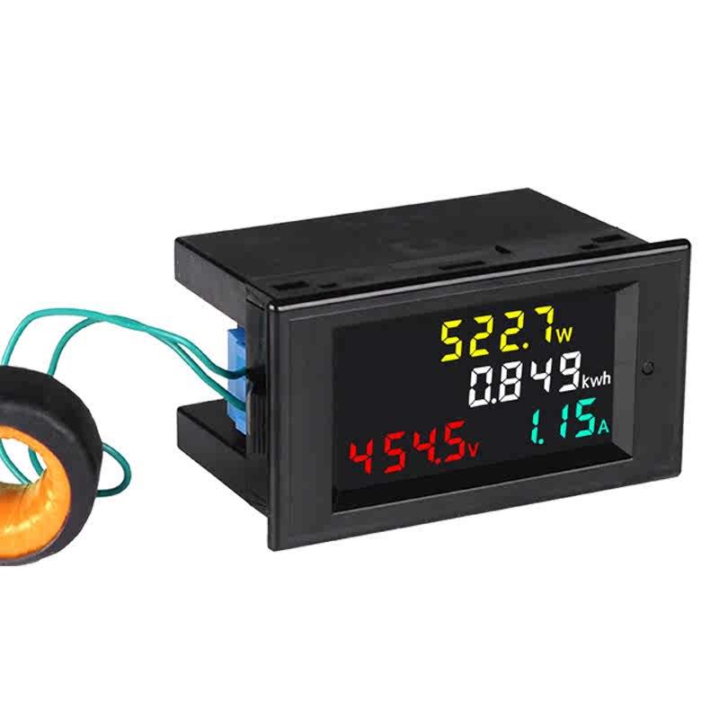 极速交流电压表电流表功率计电量显示器数显智能高精度测试仪D69-