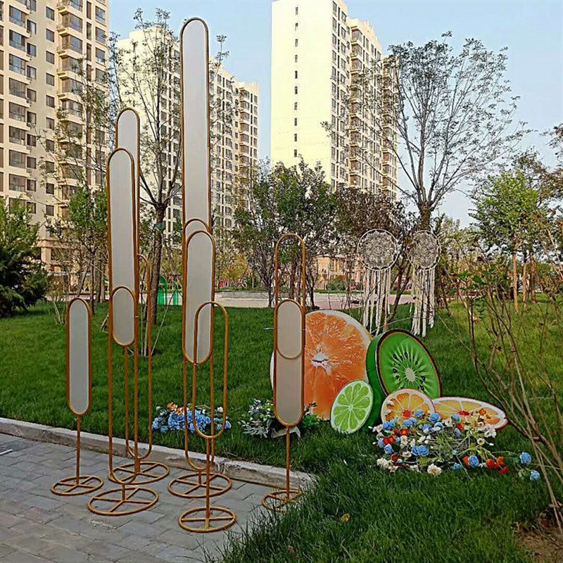 婚庆道具新款穿越六件套重叠路引阳光膜背景屏风舞台摆件叠影路u.