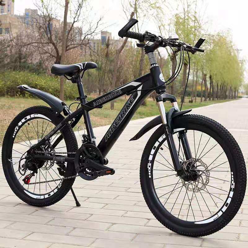 山地车自行车成人男26小学生青少年变速碟刹20/22/24寸初中生单车