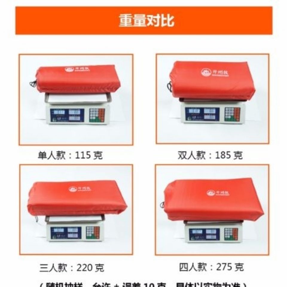 推荐幷州牧UL超轻小体积双人铝箔防潮垫地席户外露营野餐地席求救