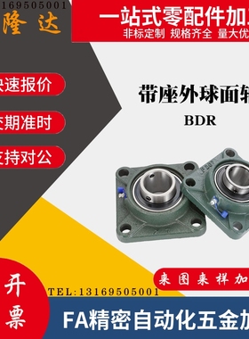 方法兰轴承座 BDR-204 BDR-205 BDR-206 BDR-207 BDR-208 BDR-210