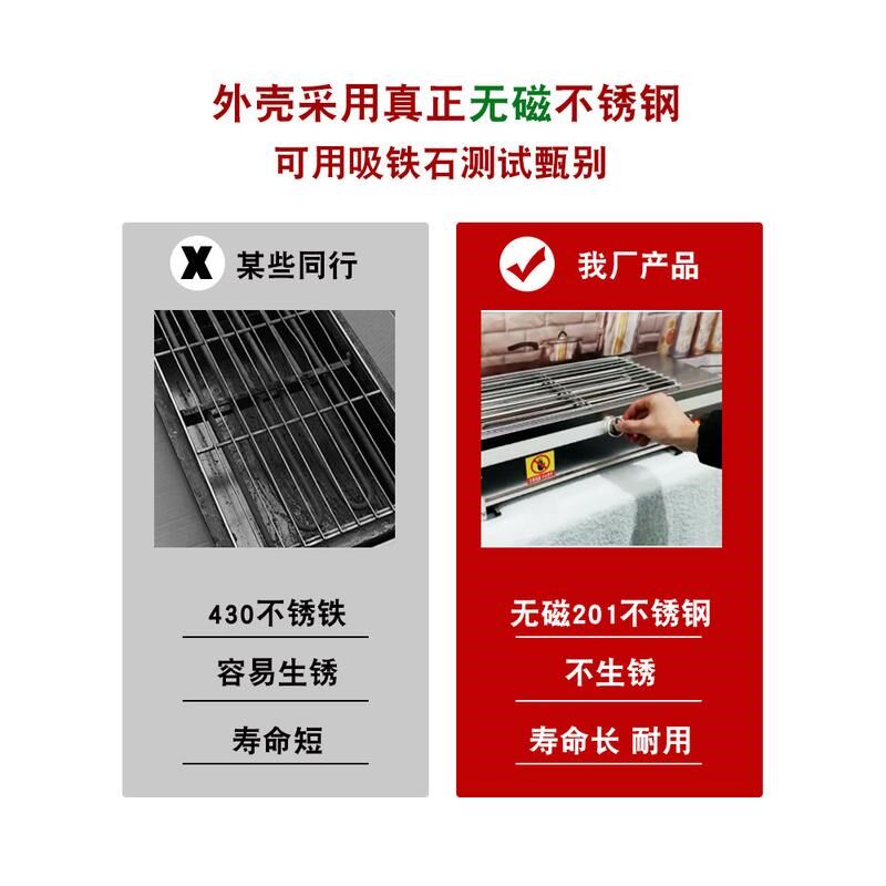 电烧烤炉家用电烤炉子无烟羊肉串面筋室内烧烤架商用摆摊罐罐奶茶