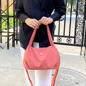 女斜挎轻便牛津布手提便当包简约带拉链单肩手拎 帆布包2022年新款