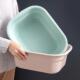 洗碗脸盆洗方塑料盆加厚厨房洗菜长用形家洗衣盆大号单盆方卫生间