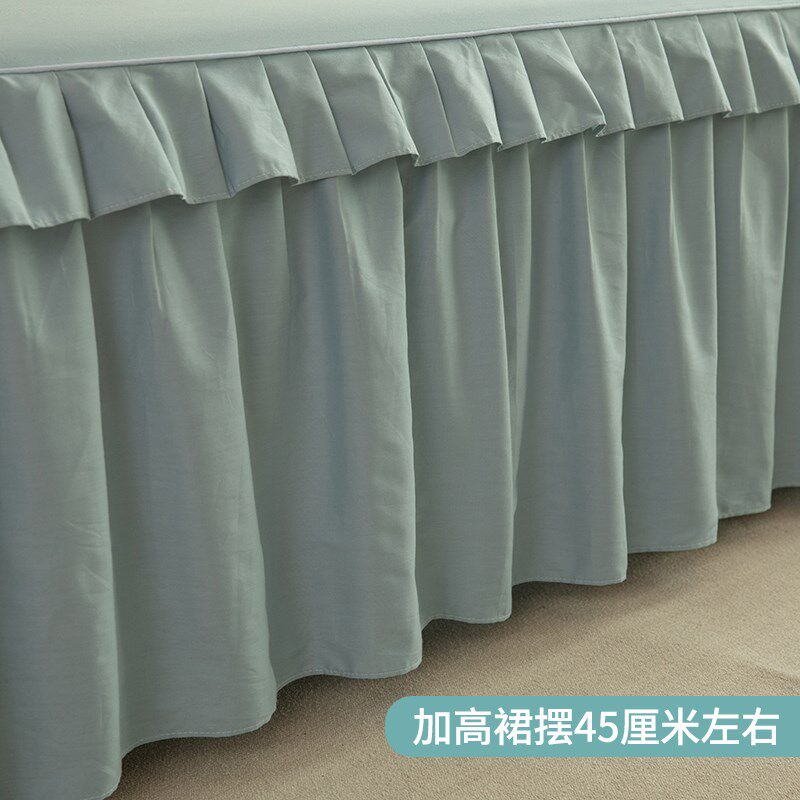 公主风全棉床裙单件2024新款遮丑下摆床罩单带裙边床垫套夏季,床上用品,床裙,淘宝优惠券,粉丝福利购,淘宝优惠卷