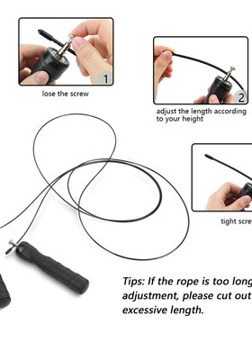 Crossfit Jump Rope Speed Skipping Rope with Extra Speed Cabl