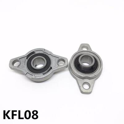 推荐2Pcs KFL08 Zinc Alloy Diameter 8mm Bore Ball Bearing Pil