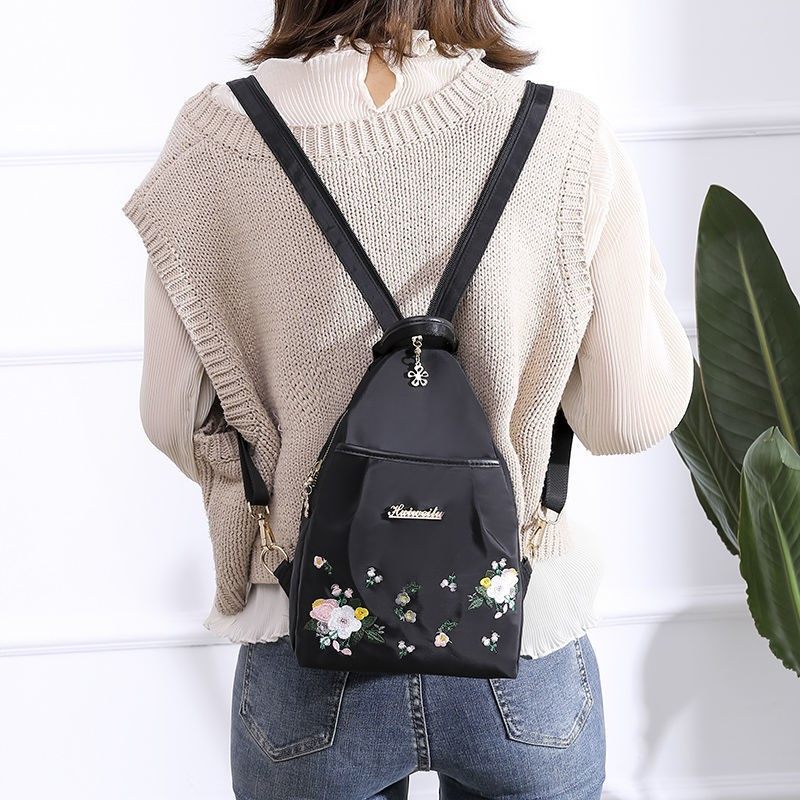 小双肩包女牛津帆布迷你小背包2023新款韩版百搭时尚斜跨两用胸包,箱包皮具/热销女包/男包,双肩背包,淘宝优惠券,粉丝福利购,淘宝优惠卷