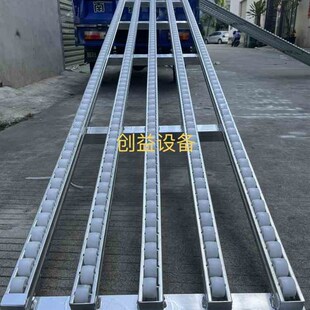 m百货无动力搬运卸车下货输送滑轮滑梯轻便携 流利条卸货神器袋装